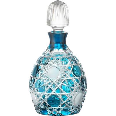 Bohemia Crystal Lahev Flake azurová 700ml