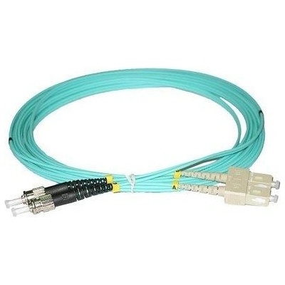 XtendLan FOP-STSC-D-1-50-OM3 FO patch ST-SC, 50/125 duplex, OM3, LS0H, 1m