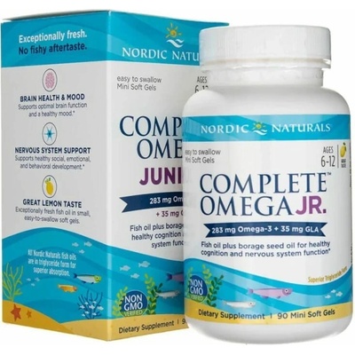 Nordic Naturals Complete Omega Junior Lemon 90 softgel kapsúl