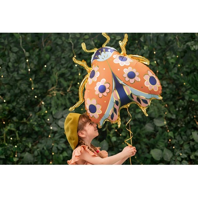 PartyDeco Fóliový balón Beruška 87 x 75 cm