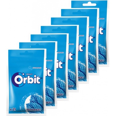 Orbit Peppermint Žuvačka bez cukru 29 g