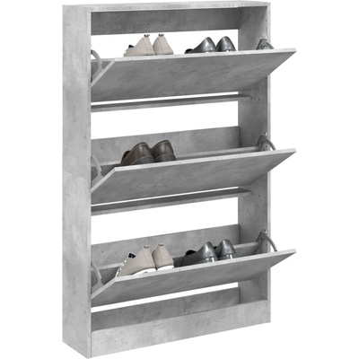 Nábytek XL betonově šedý 80 x 21 x 125,5 cm 839927