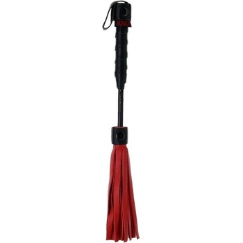 Rouge Leather Mini Flogger Red