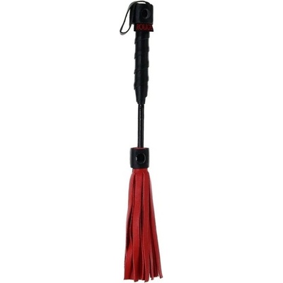 Rouge Leather Mini Flogger Red