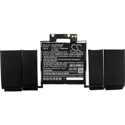 Cameron Sino Батерия за лаптоп Apple MacBook Pro 2.3 GHZ Core I5(I5-8259U) A1989(EMC 3214) A1964, A1989 LiPo 11.4V 5050mAh CAMERON SINO (CS-AM1946NB)