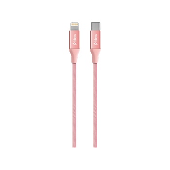 Ttec Кабел ttec AlumiCable Type-c - Lightning Fast Charging Cable 150cm - Rose Gold