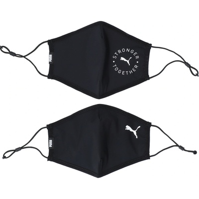 Urban Classics Skull Face Mask 2-Pack čierna