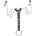 OhMama Fetish Nipple Clamps Cock Ring Set