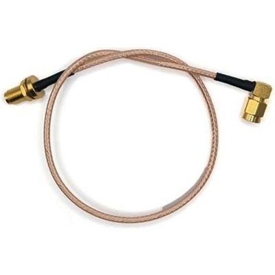 Mueller Electric BU-4150074012 koaxiální kabel SMA zásuvka SMA zástrčka 0.30 m transparentní 1 ks
