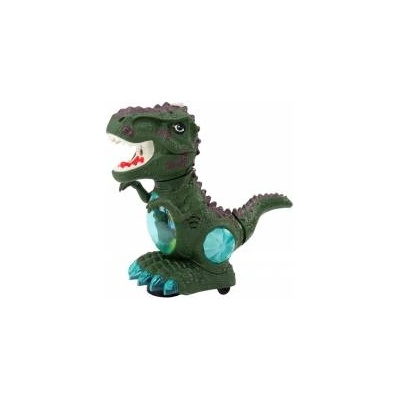 LEAN Toys Dinosaur Dancing Obstacle Sensor Lights Sounds Green