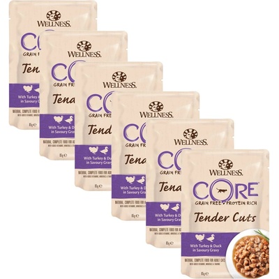 Wellness Core Tender Cuts пуйка & патица 6 x 85 г