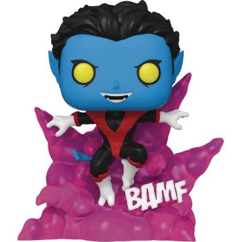 Funko pop Deluxe X Men Nightcrawler Teleporting (glows In The Dark) #1124 Bobble Head