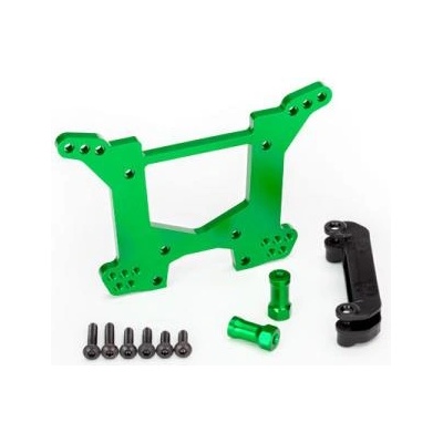 Traxxas алуминиева задна амортисьорна кула зелена