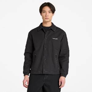 Timberland Men's Coach Canvas Overshirt - Black