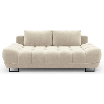 Windsor & Co Бежов триместен разтегателен диван с кадифена тапицерия Cirrus - Windsor & Co Sofas (WIN_3SF_46_F1_CIRRUS7)