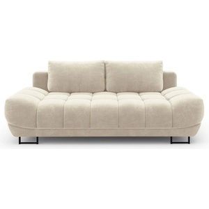 Windsor & Co Бежов триместен разтегателен диван с кадифена тапицерия Cirrus - Windsor & Co Sofas (WIN_3SF_46_F1_CIRRUS7)