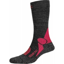 P.A.C. ponožky TR 4.1 Trekking Merino Compression Pro Women Anthracite-Coral