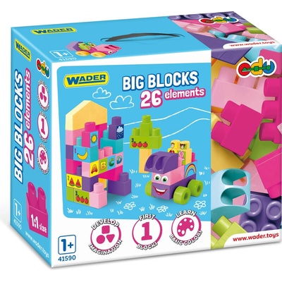 WADER 41590 BIG Blocks kocky 26 ks