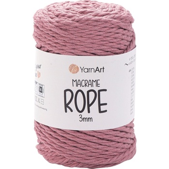 YARNART Macrame Rope 3 mm 63 m 792 Old Pink юта (Macrame Rope 3 mm 792)