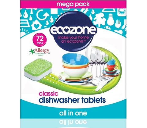 Ecozone Classic 5v1 tablety do myčky 72 tablet