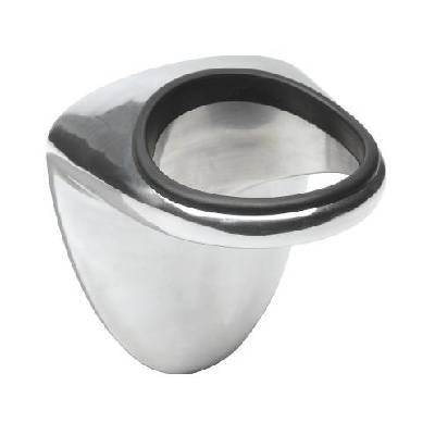 Nástěnný držák na fén Sibel - oválný vypouklý (0170047)