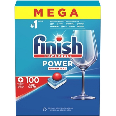 Finish Power Essential All in 1 tablety do myčky nádobí 100 ks