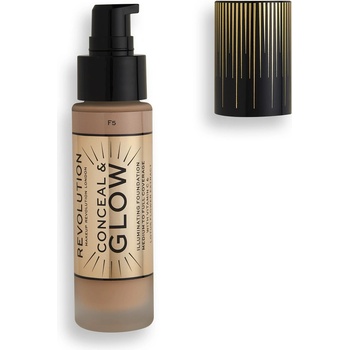 Makeup Revolution Conceal & Glow Озаряваща кремообразна основа F5 23 ml