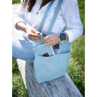 Doke Bavlnená taška Pocket blue