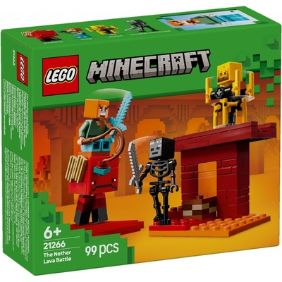 LEGO® Minecraft® 21266 Lávová bitka v Netheri