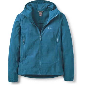 Rab Дамско поларено яке Rab Women's Quantra Pro Hoody Fleece jacket - Tempest Blue - размер 36 (EU) (105-7156-0311)