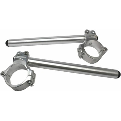 ACCOSSATO Pair of raised clip-on ACCOSSATO CP004 +10 mm 10 degrees inclination, silver