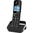 Alcatel Безжичен DECT телефон Alcatel F860 DUO, 1 линия, адресна памет за 100 номера, функция "свободни ръце", бутон "mute", черен (1015160_1)