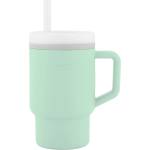 Infantino Силиконова чаша със сламка Infantino, 270 ml, Мента (IN308043)