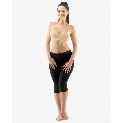 EcoBamboo Bambusové klasické legíny capri 95033P černé