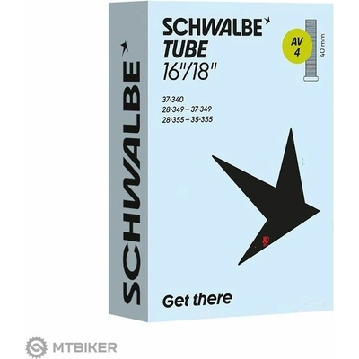 Schwalbe 16/18 x 1 1/8-1 3/duše, autoventil 40 mm
