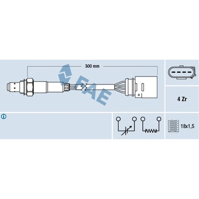 Lambda sonda FAE 77435