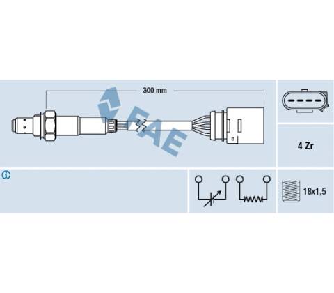 Lambda sonda FAE 77435