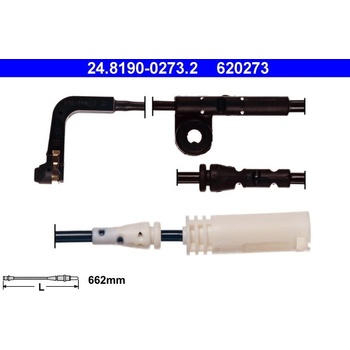 ATE Výstražný kontakt opotrebenia brzdového obloženia 24819002732