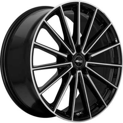 BROCK B43 10.5x21 5x112 ET44 black gloss polished