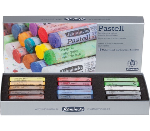 Schmincke Multi Purpose Suché pastely sada 15 ks