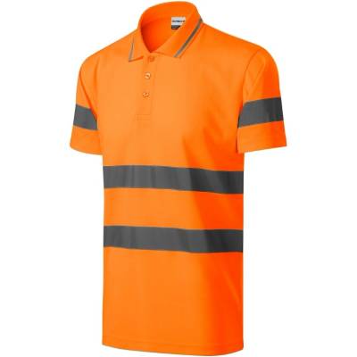 RIMECK Polokošile unisex 2V9 HV Runway fluorescenční oranžová XL