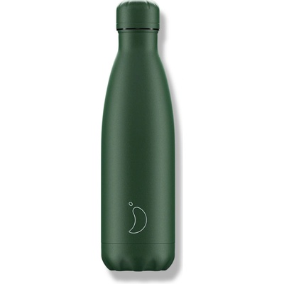 Chilly's Bottles termofľaša 500 ml celá zelená matná