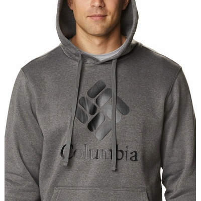 Columbia Trek Hoodie M 1957913030 charcoal heather/csc stacked logo