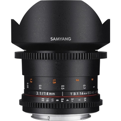 Samyang 14mm T3.1 ED AS IF UMC VDSLR II Nikon F
