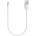 Satechi Flexible Lightning USB Cable - гъвкав USB кабел за iPhone, iPad и iPod с Lightning (бял) (25 см)