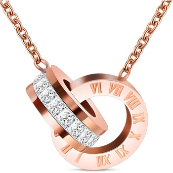 HARAHU Колие dp-18734 - Златен / Розов kp18734 (dp-18734)