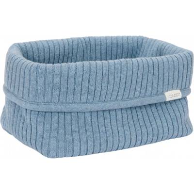 Little Dutch Košík pletený velký Pure Denim Blue