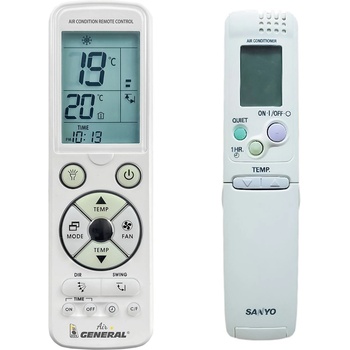 General Sanyo rcs-3pss4e, rcs-4pis4e, rcs-6hvpuls4e - луксозно с подсветка дистанционно управление (rcs-3pss4e, rcs-4pis4e, rcs-6hvpuls4e)