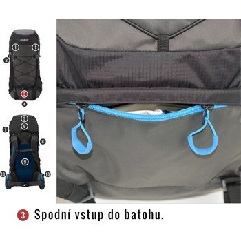 Husky Ribon 60l fialový