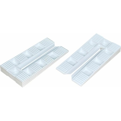 Klinky montážne plastové PRO5 biele 50 ks, 76 x 38 x 10 mm